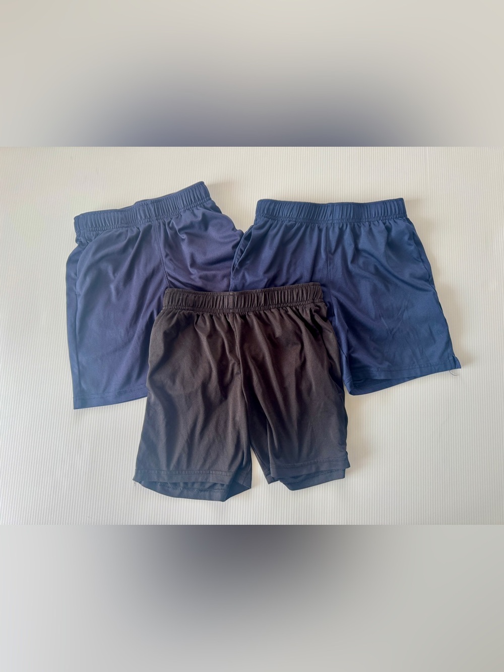 Old Navy Kid’s  Athletic Shorts - 2 Navy and 1 Black